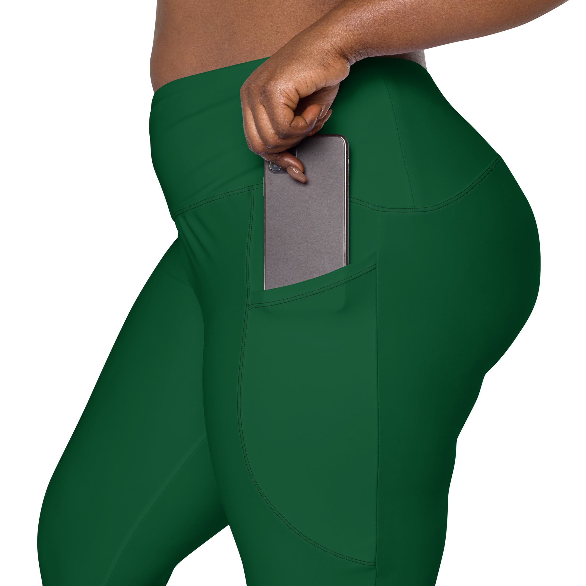 Forest Green Leggings with Pockets | Size Inclusive